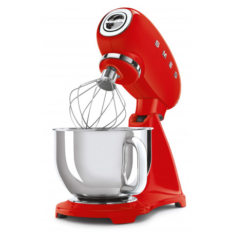 robot pâtissier smeg rouge SMF 03 RDEU