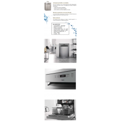 WHIRLPOOL OWFC3C26X – Lave-vaisselle posable-14 couverts-46 dB-A++-Larg 60  cm-Moteur induction