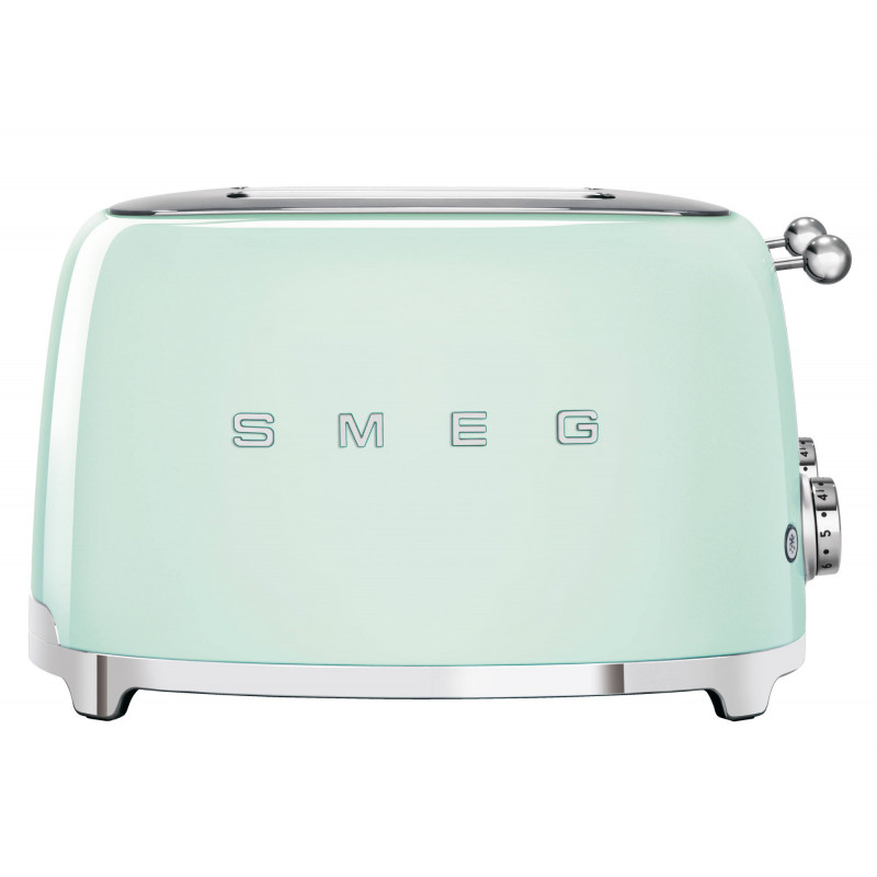grille pain smeg vert 4 tranches TSF 03 PGEU